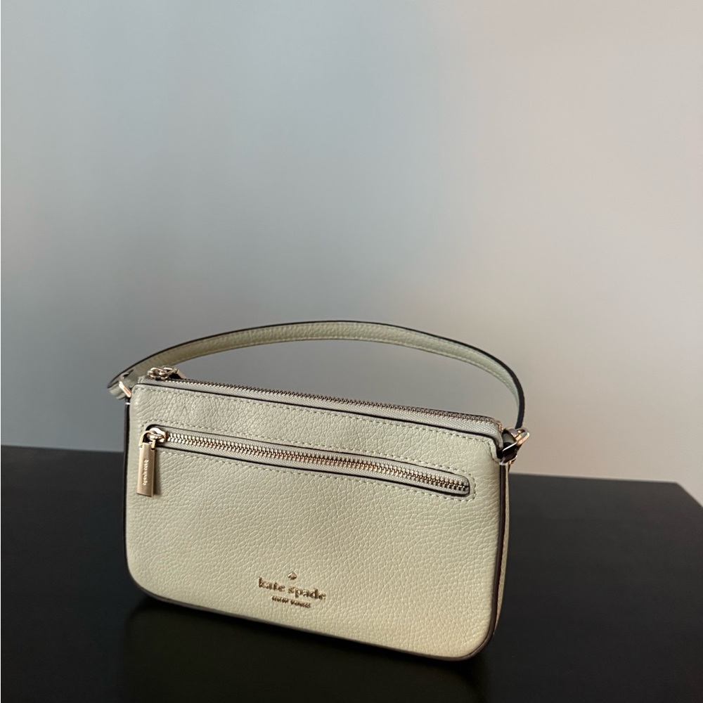 Kate Spade White Leather Wristlet